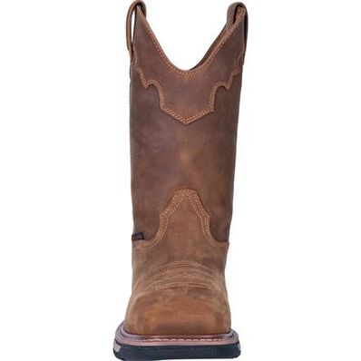 Dan Post Blayde Men's Steel Toe Electrical Hazard Waterproof Western Pull-on Work Boot, , large