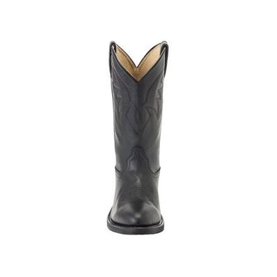 Bota vaquera de cuero negro Durango, , large