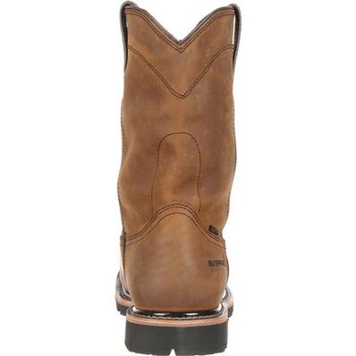 Bota con protección del metatarso sin cordones de punta de material compuesto de trabajo Justin, , large
