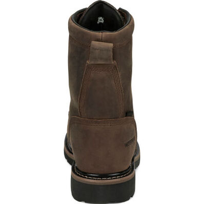 Justin Work Pulley Men's 8-inch Internal Met Composite Toe Waterproof Work Boot, , large
