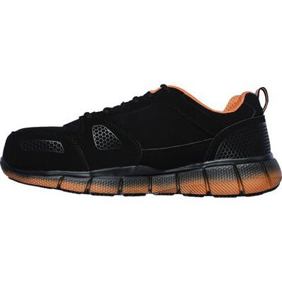 SKECHERS Work Telfin-Saket Men's Alloy Toe Static-Dissipative Slip-Resistant Athletic Work Shoe, , large