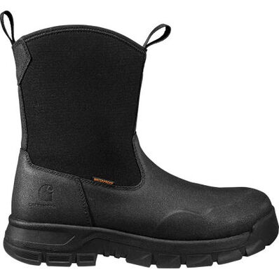 Carhartt Kentwood Men's 9-inch Steel Toe Electrical Hazard Waterproof Rubber Pull-On Work Boot, , large