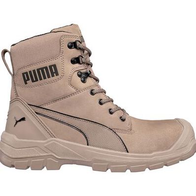Puma Safety Conquest CTX Men's 7 inch Composite Toe Electrical Hazard Waterproof Side Zip Work Boot, , large