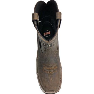 HOSS Rushmore Men's 11-inch Composite Toe Puncture-Resisting Waterproof Western Work Boot, , large