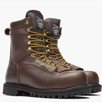 Bota de trabajo acordonada hasta la punta impermeable con punta de acero de Georgia, , large