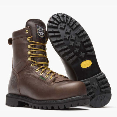 Bota de trabajo acordonada hasta la punta impermeable con punta de acero de Georgia, , large