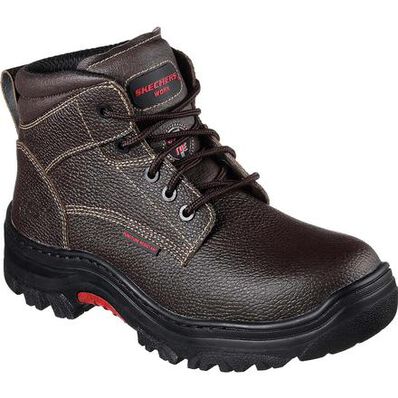 SKECHERS Work Burgin Tarlac Steel Toe Puncture-Resistant Work Boot, , large