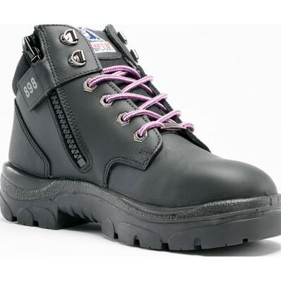 Steel Blue Parkes Zip Women's 5 inch Steel Toe Side Zip Leather Work Boot, , large
