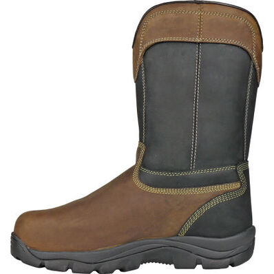 HOSS Slag Men's Internal Metatarsal Composite Toe Puncture-Resisting Waterproof Pull-On Work Boot, , large