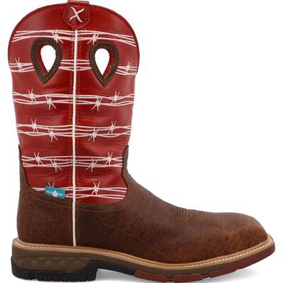 Twisted X Men's 12-Inch Carbon Nano Toe Electrical Hazard Western Work Boot, , large Twisted X Men's 12-Inch Carbon Nano Toe Electrical Hazard Western Work Boot, , large