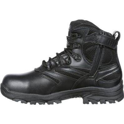 Bota con punta de material compuesto de Thorogood compuesto impermeable con cremallera lateral, , large