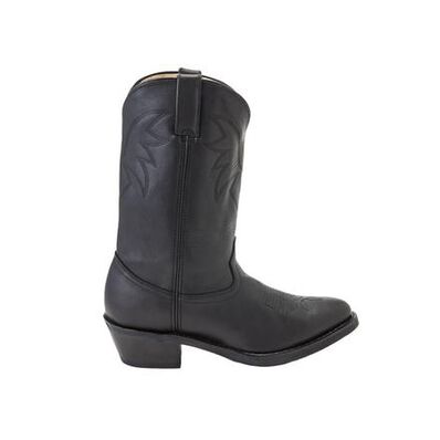 Bota vaquera de cuero negro Durango, , large