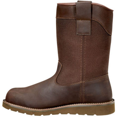 Carhartt Men's Wedge Men's 10-inch Steel Toe Electrical Hazard Waterproof Pull-On Work Boot, , large