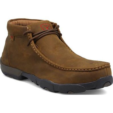 Twisted X Work Driving Moc Men's Steel Toe Electrical Hazard Chukka Work Shoe, , large