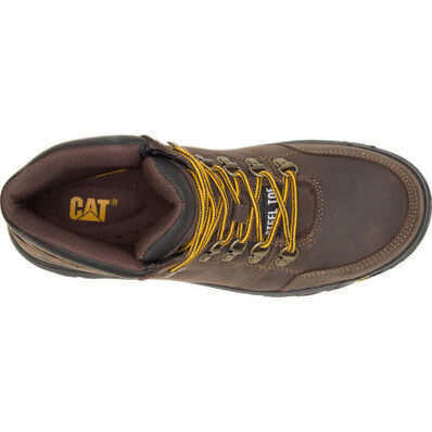 Cat Outline Men's 6-inch Steel Toe Electrical Hazard Work Hiker, , large