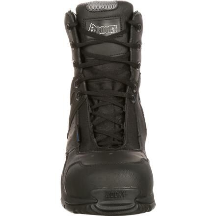 Bota Rocky Med 1 con punta de fibra de carbono resistente a las perforaciones con cierre lateral WP