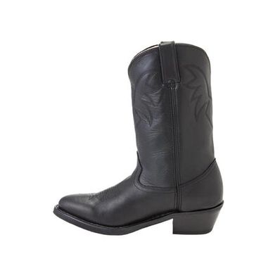 Bota vaquera de cuero negro Durango, , large