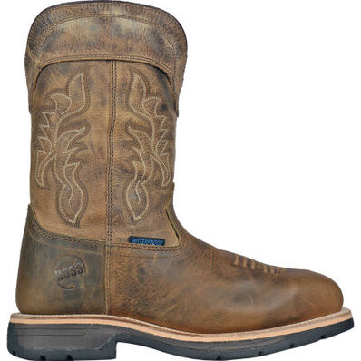 HOSS Brisbee Men's 11-inch Composite Toe Electrical Hazard Waterproof Western Work Boot, , large