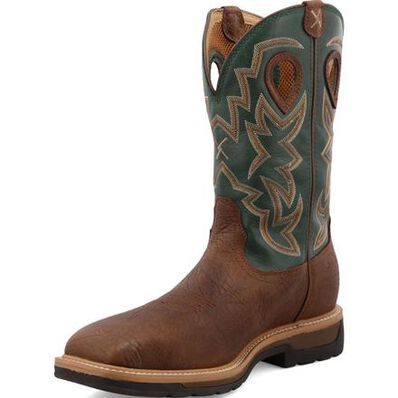 Twisted X Lite Men's 12-Inch Alloy Toe Electrical Hazard Waterproof Western Work Boot, , large Twisted X Lite Men's 12-Inch Alloy Toe Electrical Hazard Waterproof Western Work Boot, , large