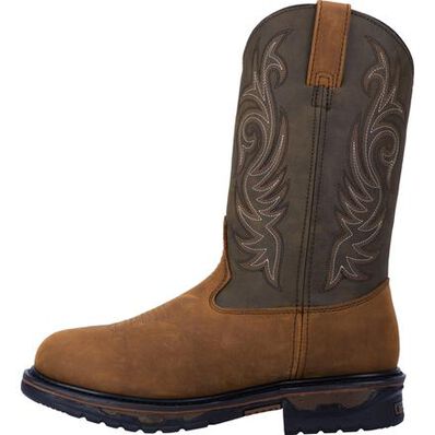 Laredo Hammer Men's Steel Toe Electrical Hazard Waterproof Western Pull-on Work Boot, , large