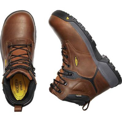 KEEN Utility® Chicago Men's Internal Metatarsal Carbon Fiber Toe Waterproof Work Boot, , large