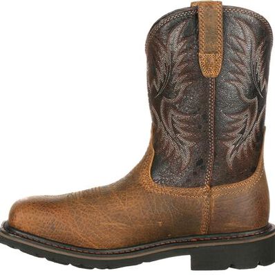 Ariat Sierra Wide Square Toe Steel Toe Puncture-Resistant Western Work Boot, , large