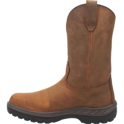 Dan Post Cummins Men's 11-inch Steel Toe Electrical Hazard Waterproof Western Work Boots, , large