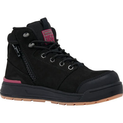 Hard Yakka 3056 INT Women's Composite Toe Static-Dissipative Puncture-Resisting Side Zip Work Hiker, , large