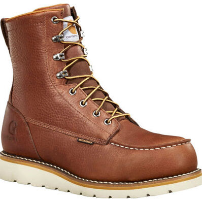 Carhartt Wedge Men's 8-inch Steel Toe Electrical Hazard Waterproof Work Boot, , large