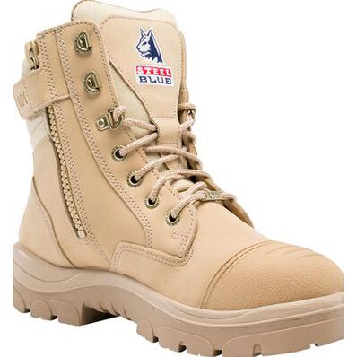 Steel Blue Southern Cross Zip Men's 6 inch Steel Toe Electrical Hazard Work Boot, , large