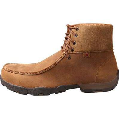Twisted X Work Driving Moc Men's 6-Inch Alloy Toe Electrical Hazard Chukka Work Boot, , large Twisted X Work Driving Moc Men's 6-Inch Alloy Toe Electrical Hazard Chukka Work Boot, , large
