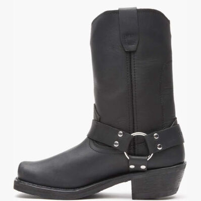 Bota vaquera con arnés negra de Durango, , large