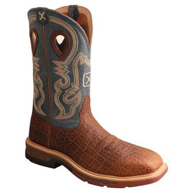 Twisted X Men's 12-Inch Alloy Toe Electrical Hazard Western Work Boot, , large Twisted X Men's 12-Inch Alloy Toe Electrical Hazard Western Work Boot, , large