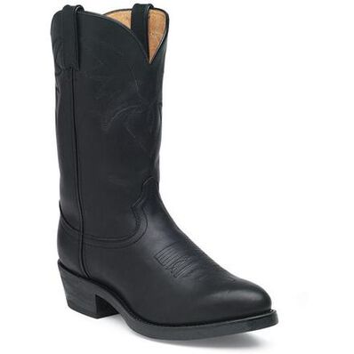 Bota vaquera de cuero negro Durango, , large
