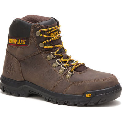 Cat Outline Men's 6-inch Steel Toe Electrical Hazard Work Hiker, , large