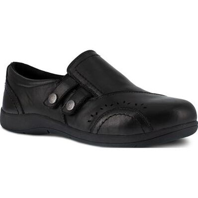 Rockport Works Daisey Work Women's Alloy Toe Electrical Hazard Slip-On Shoe, , large Rockport Works Daisey Work Women's Alloy Toe Electrical Hazard Slip-On Shoe, , large