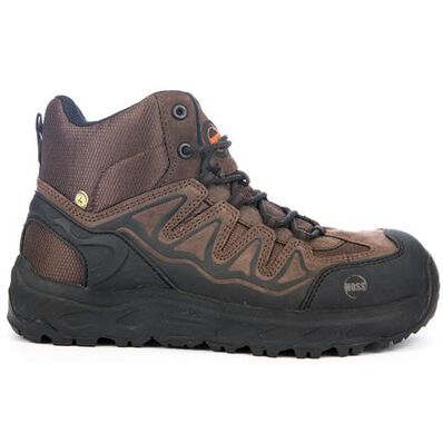 HOSS Eric HI Men's 4 inch Aluminum Toe Electrical Hazard Work Hiker, , large