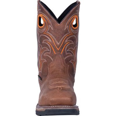 Dan Post Storms Eye Men's 11-inch Composite Toe Electrical Hazard Waterproof Western Work Pull-On Boot, , large