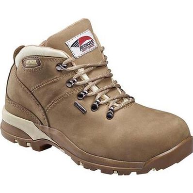 Bota de trabajo de senderismo impermeable con punta de material compuesto impermeable Avenger para mujeres, , large