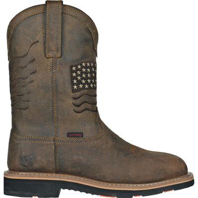 HOSS Rushmore Men's 11-inch Composite Toe Puncture-Resisting Waterproof Western Work Boot, , large