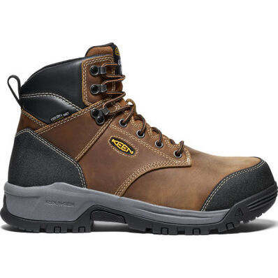 KEEN Utility® Evanston Men's Internal Met Carbon Toe Electrical Hazard Waterproof Work Boot, , large