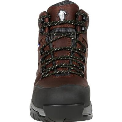 Brown Michelin® Steel Toe Work Boots - XHY662