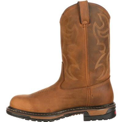 Botas vaqueras Rocky Original Ride Branson impermeables con punta de acero, , large