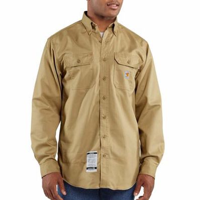 Camisa de sarga resistente a las llamas Carhartt, , large