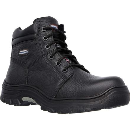 SKECHERS Work Relaxed Fit Burgin Composite Toe Puncture-Resistant 