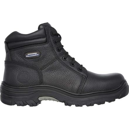 SKECHERS Work Relaxed Fit Burgin Composite Toe Puncture-Resistant 